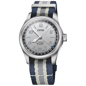 01 754 7785 4091-Set Oris Big Crown Lou Gehrig Limited Edition nato strap