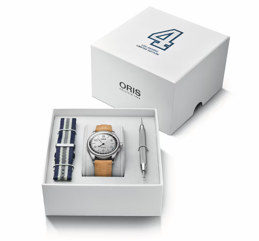 01 754 7785 4091-Set Oris Big Crown Lou Gehrig Limited Edition box