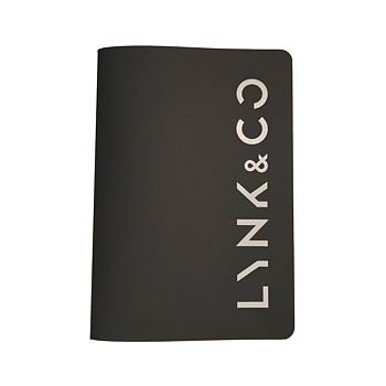 Leather Notebook in Black