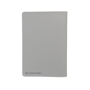 Leather Notebook in Grey
