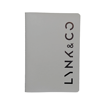 Leather Notebook in Grey