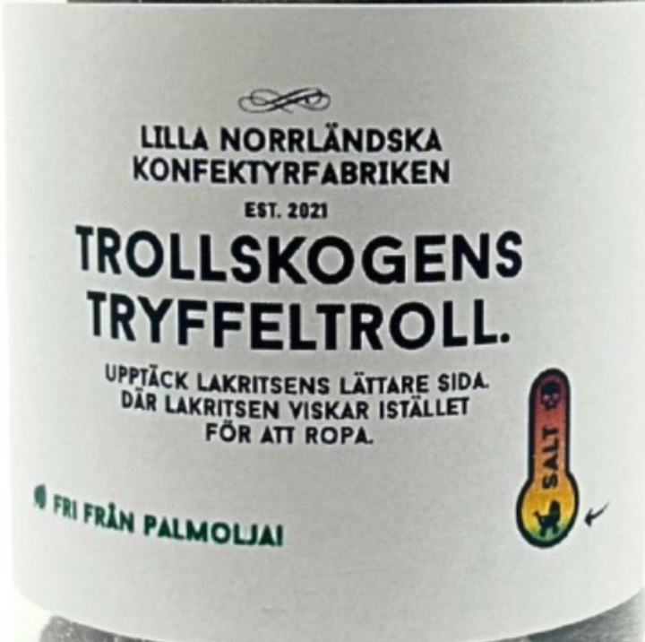 Lilla Norrländska Konfektyrfabriken Trollskogens Tryffeltroll 250g - Choklad- och lakritsgodis - 2