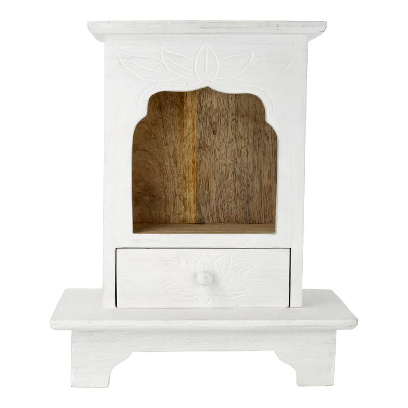 Altar, mangoträd vitkalkad med fot - 3