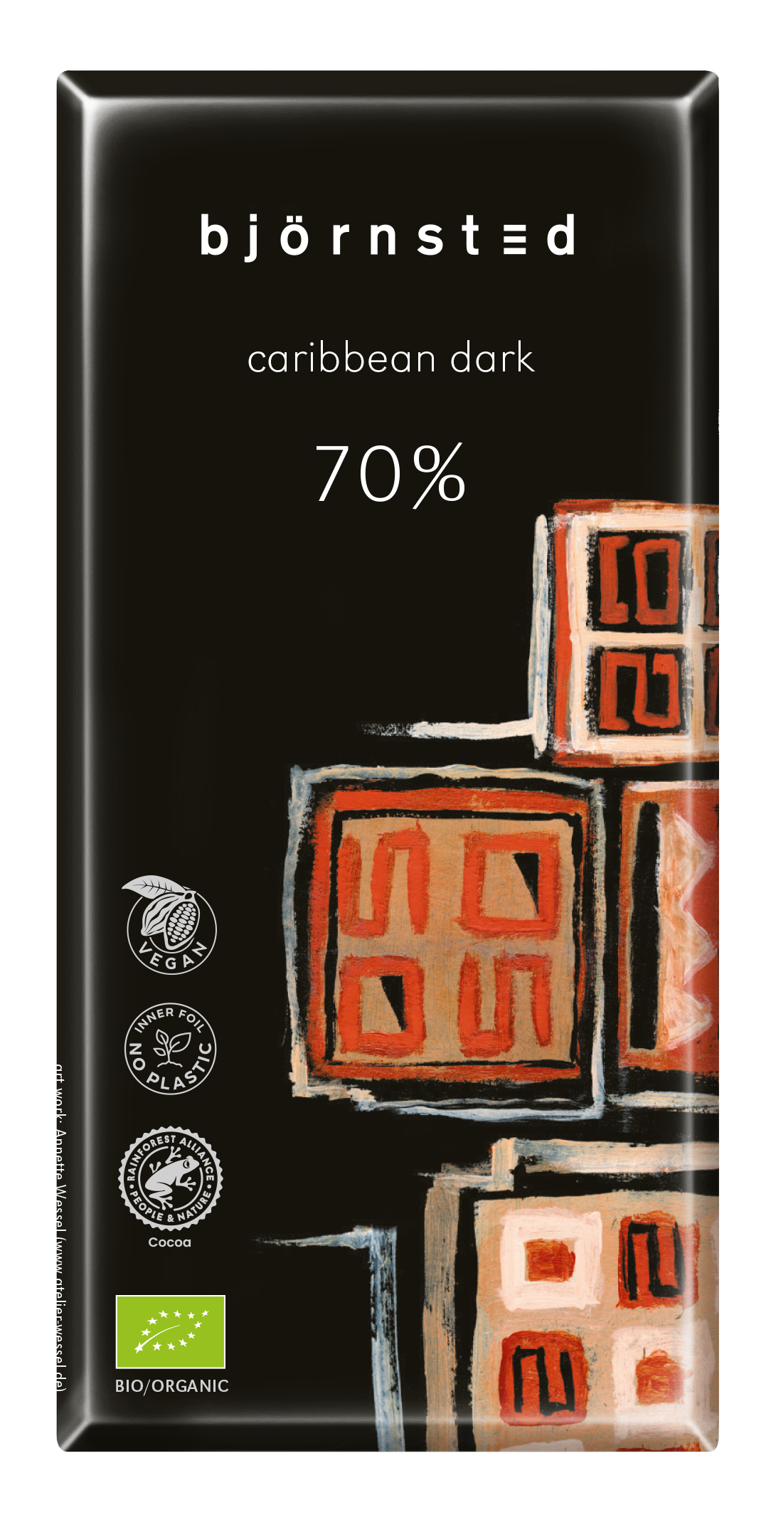Caribbean Dark 70% 80g x10, EKO