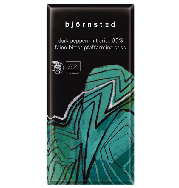 Dark 85% Peppermint Crisp 80g x10, EKO