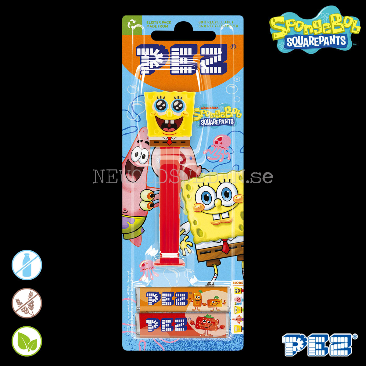 PEZ Dispenser HAPPY SpongeBob + Candy - SpongeBob SquarePants - PE108 - 3