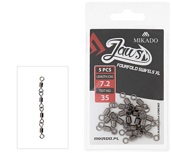 4-lekande från Mikado. Perfekt för att bygga egna gäddstingers av