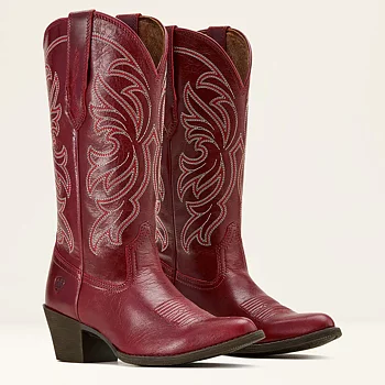  Heritage J Toe StretchFit Western Boot sangria 