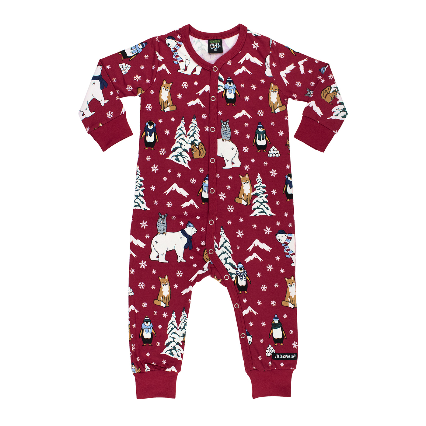 bodysuit WINTER ANIMALS CHILI
