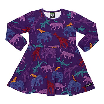 twirl dress SAVANNAH GRAPE