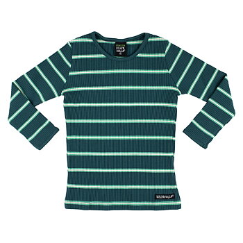 t-shirt RIB STRIPES CYPRESS/VERDANT