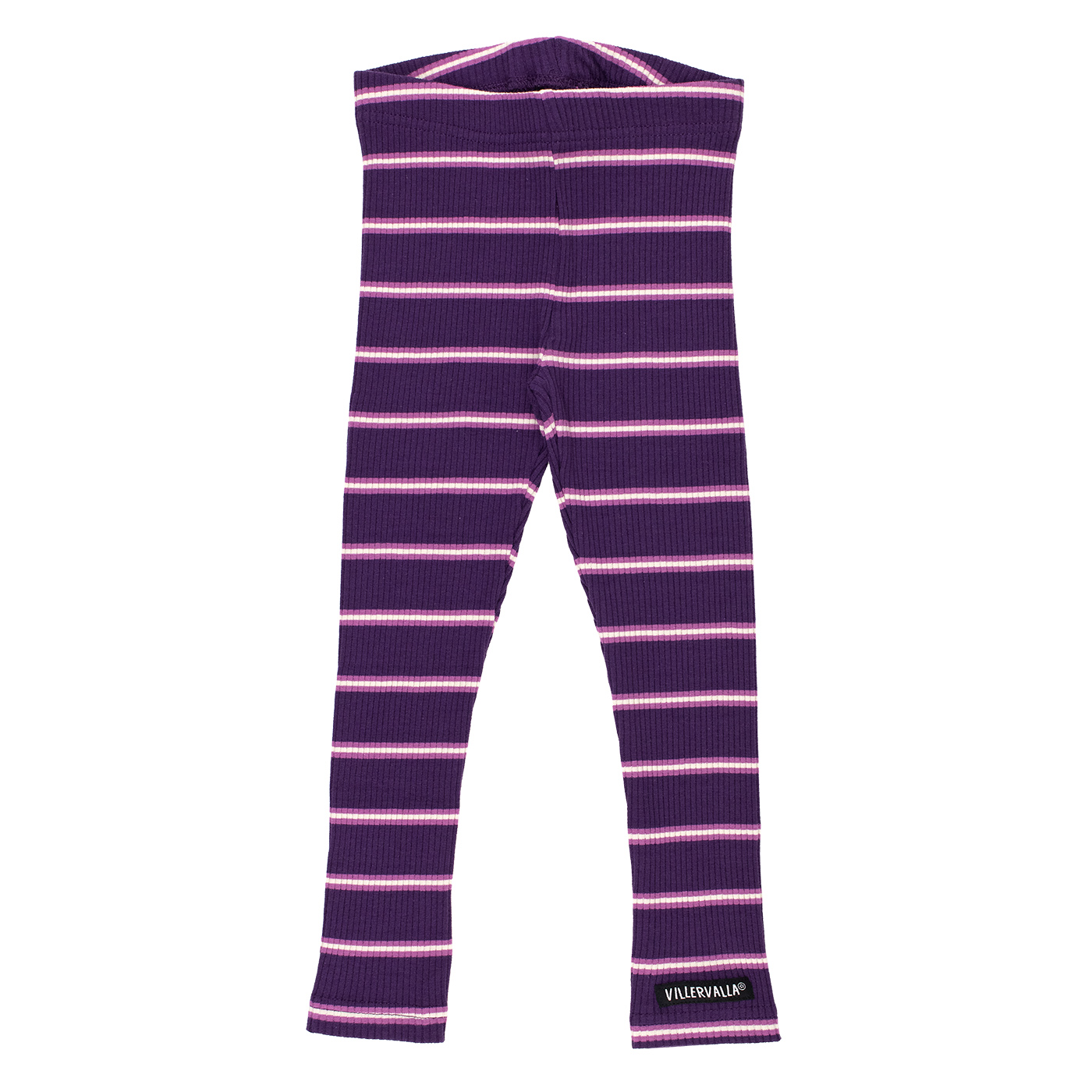 leggings RIB STRIPES GRAPE/MAGNOLIA