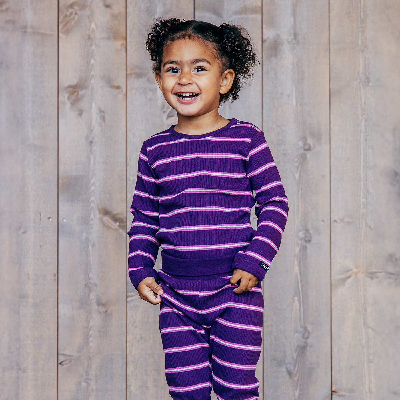 body RIB STRIPES GRAPE/MAGNOLIA - 2