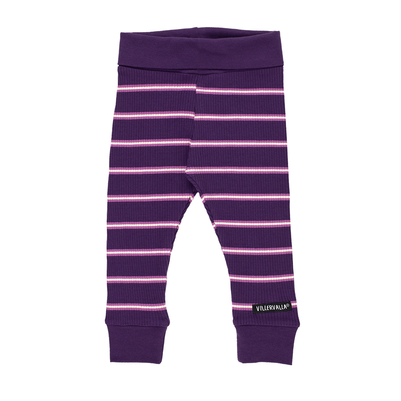 tapered trousers RIB STRIPES GRAPE/MAGNOLIA