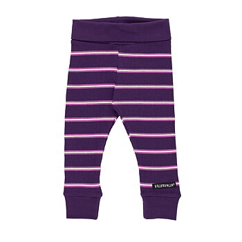 tapered trousers RIB STRIPES GRAPE/MAGNOLIA