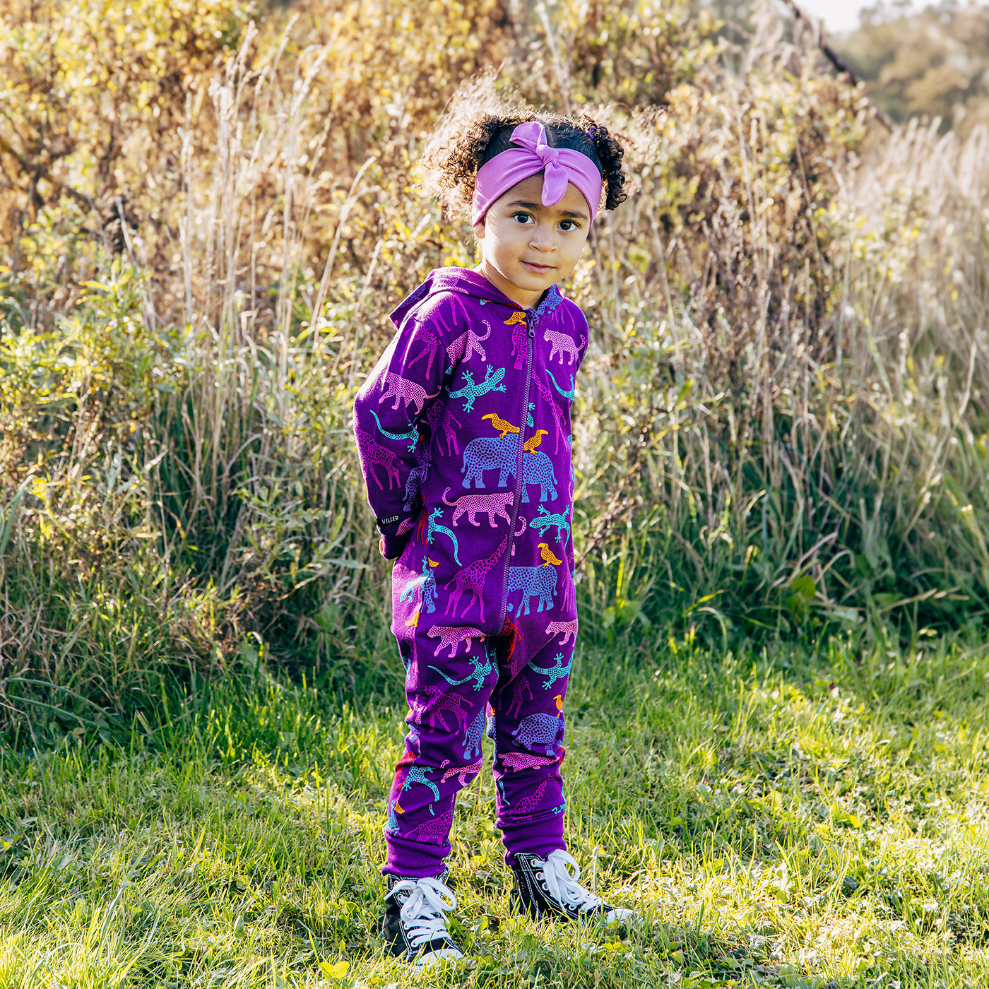 headband with knot GRAPE - 2