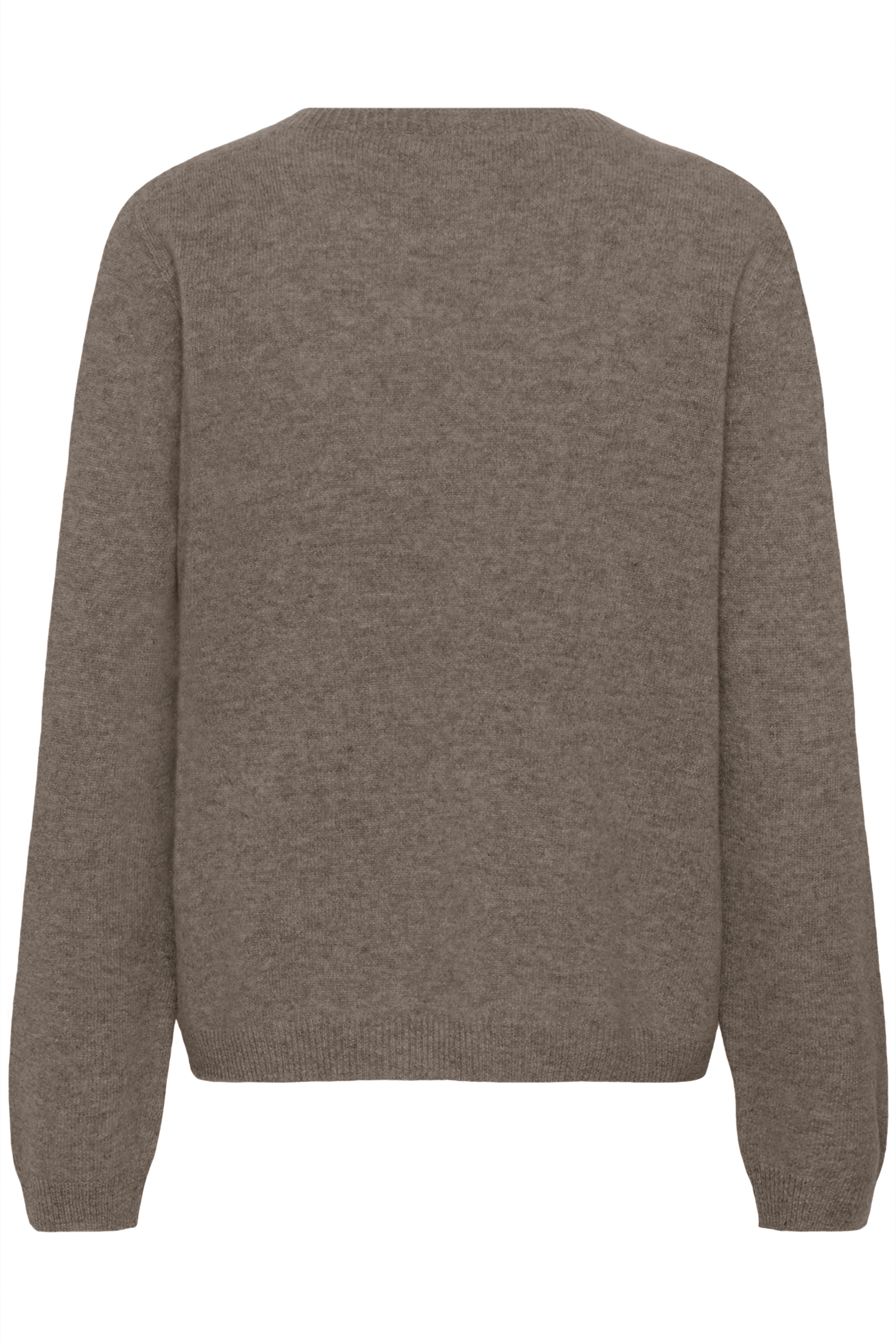 CRMela Pullover Java Melange Havrefärgad Stickad Ulltröja - 6