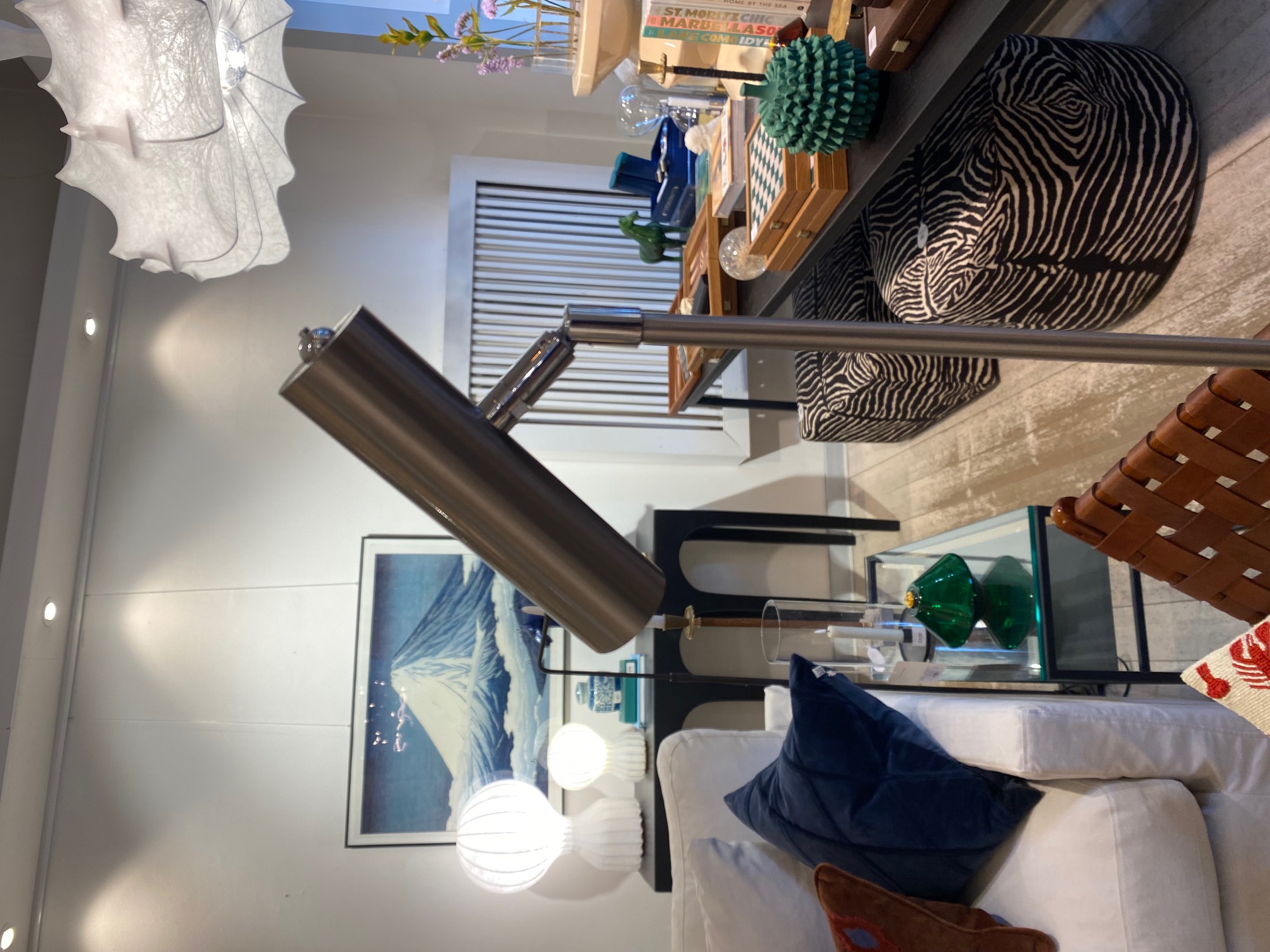 Golvlampa Tube Nickel - Utställningsexemplar - 2