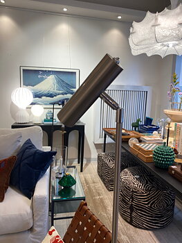 Golvlampa Tube Nickel - Utställningsexemplar