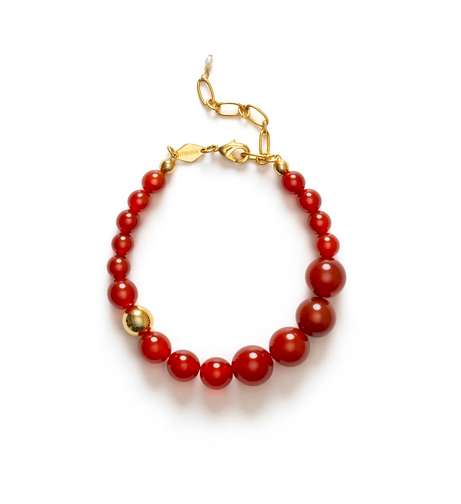 Float Bracelet Red Jade