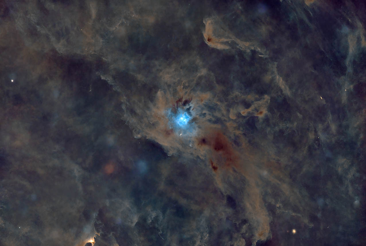 IRIS NEBULA - NGC7023 (UTAN STJÄRNOR)
