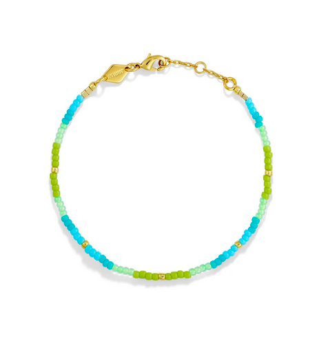 Tie Dye Bracelet Aqua