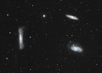 LEO GALAXY TRIPLET - M65, M66 OCH NGC3628