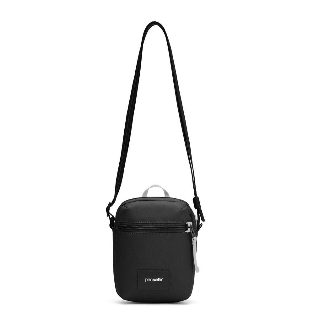 Stöldsäker axelremsväska - PACSAFE GO Anti-Theft Micro Crossbody Black - 2