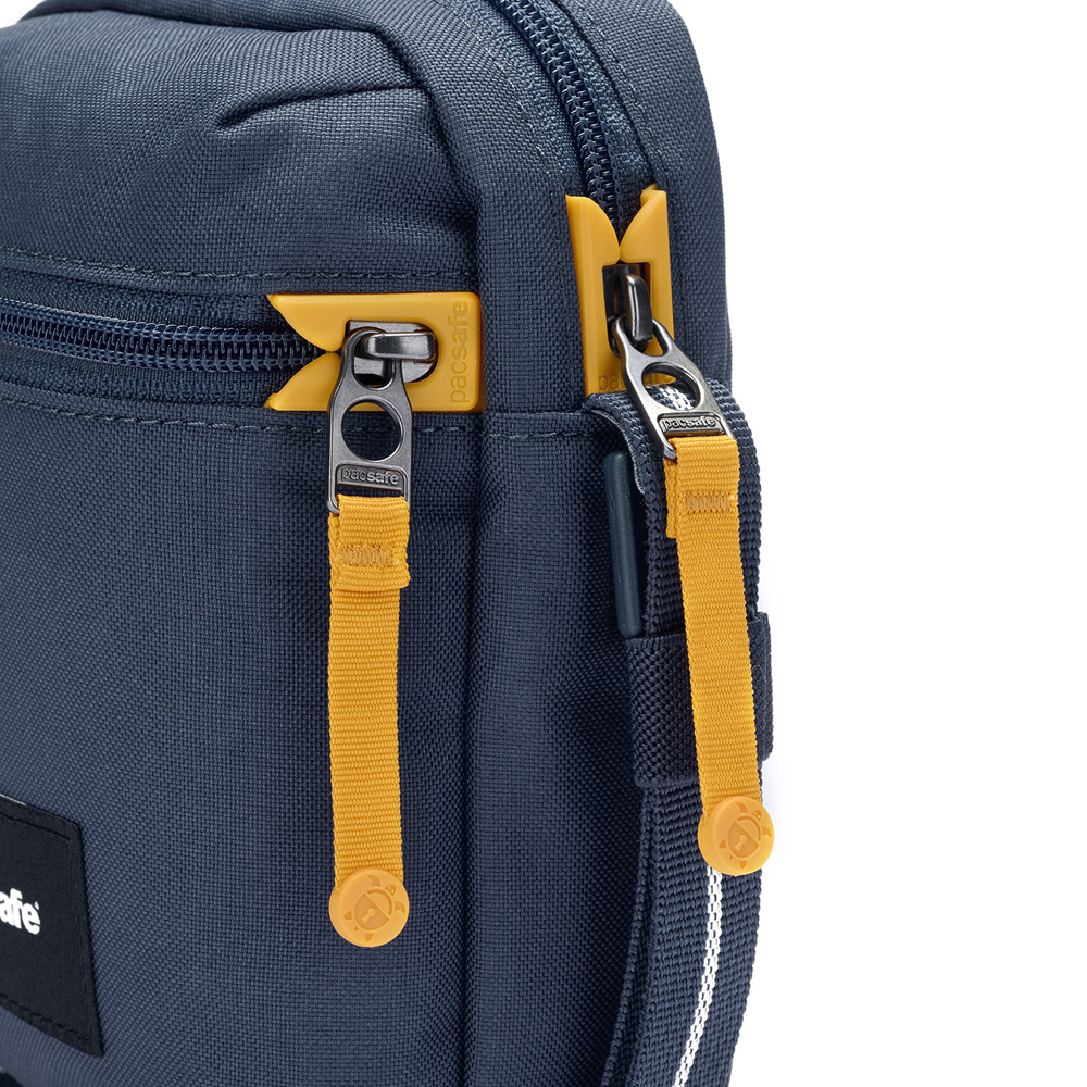 Stöldsäker axelremsväska - PACSAFE GO Anti-Theft Micro Crossbody Coastal Blue - 5