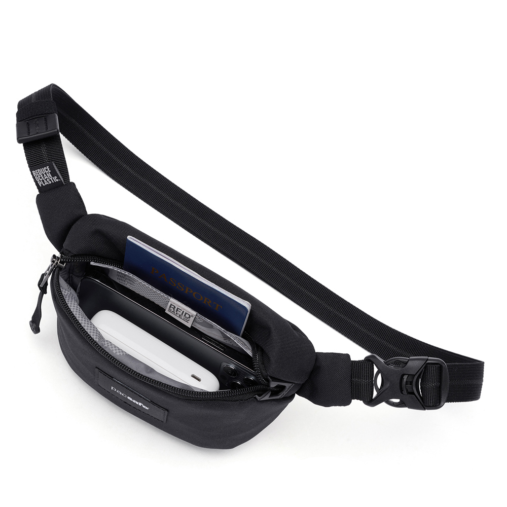 Stöldsäker väska - PACSAFE GO Anti-Theft Micro Sling Black - 2