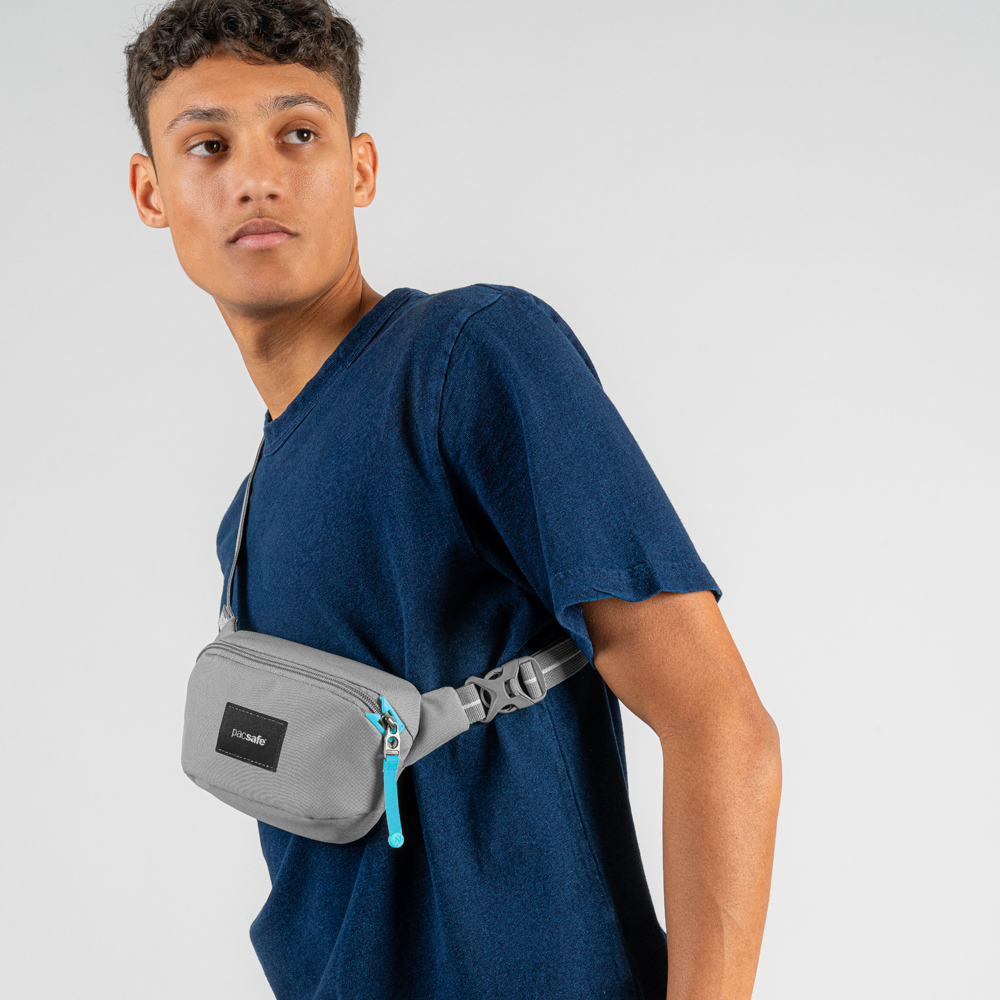 Stöldsäker väska - PACSAFE GO Anti-Theft Micro Sling Stone - 8