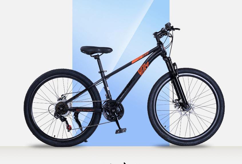 CYKEL Mountainbike 29" tum|  SVART OCH ORANGE FÄRG 21 växlar - SHIMING