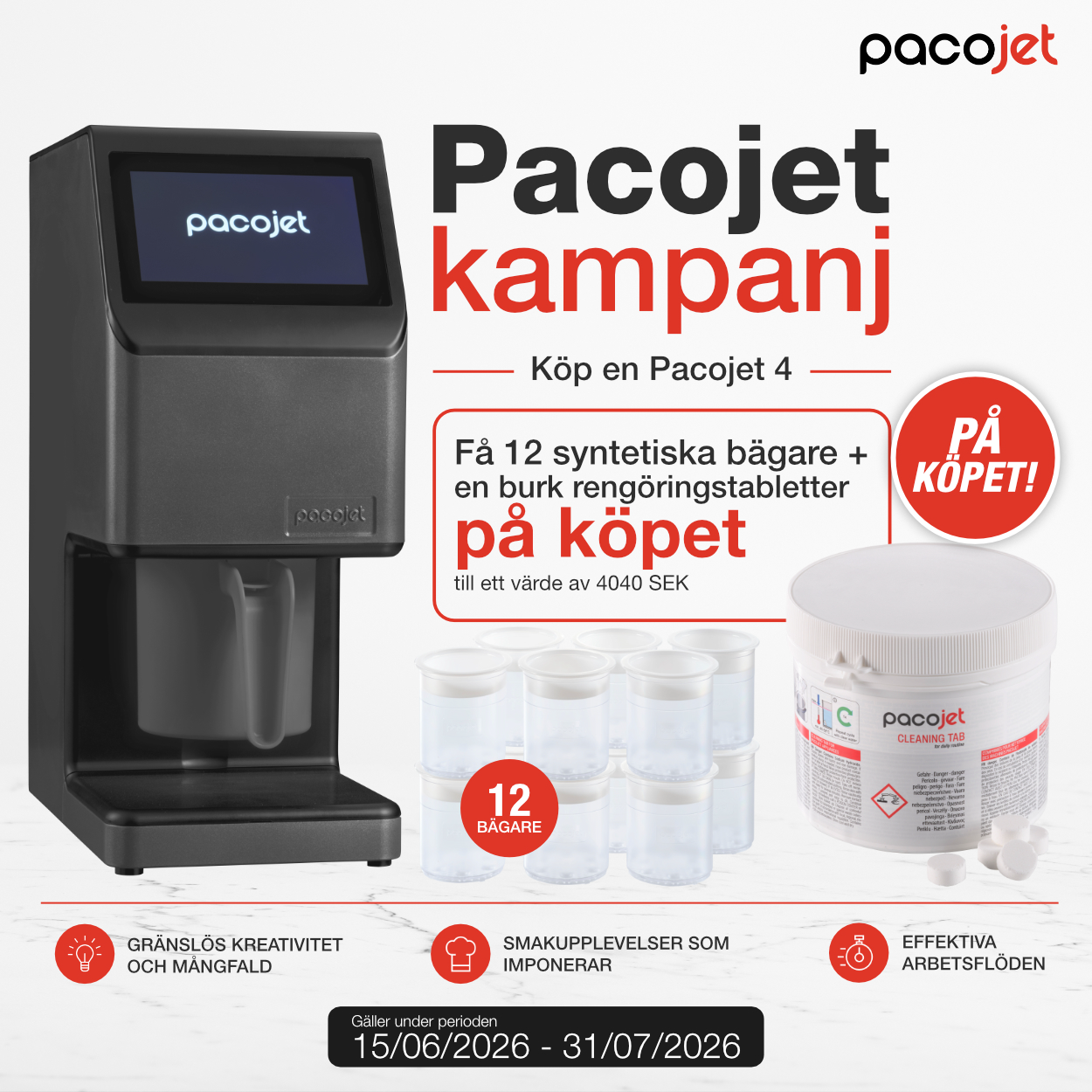 Pacojet sommar kampanj 2026