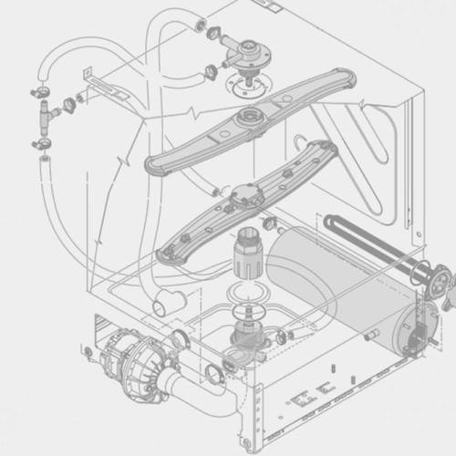 PF45 Under-Counter Dishwasher - 3