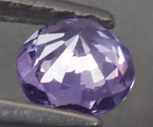 Sällsynt 4.6 mm rund äkta naturlig lila spinell ädelsten ifrån Mogok, Burma - 3