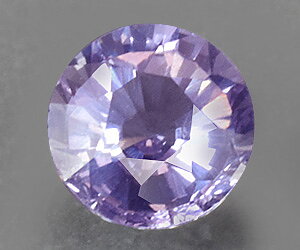 Sällsynt 4.6 mm rund äkta naturlig lila spinell ädelsten ifrån Mogok, Burma