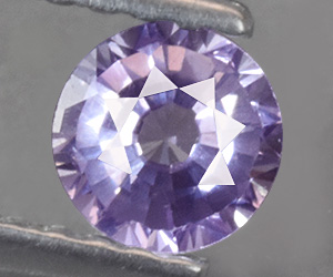 Sällsynt 4.6 mm rund äkta naturlig lila spinell ädelsten ifrån Mogok, Burma - 2