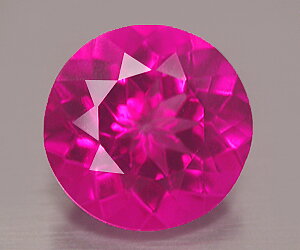 4.33 ct stor 10 mm rund lyxig äkta naturlig rosa topas ädelsten
