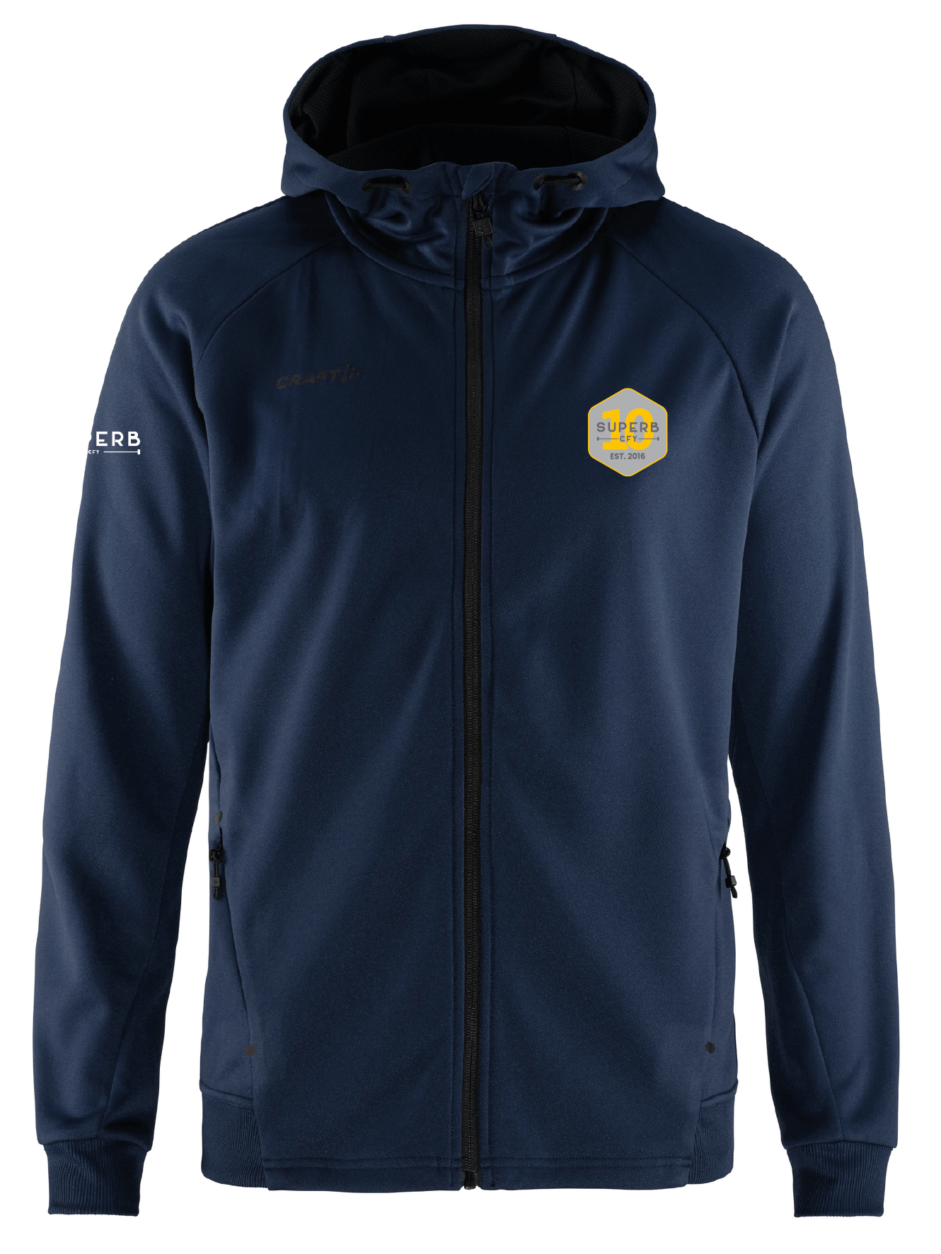 Craft Adv Unify FZ Hoodie Herr (CFY) - 10 Års