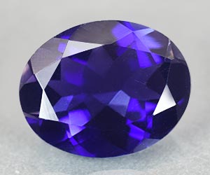 1.93 ct vacker hög kvalitets oval naturlig iolit ädelsten - 2