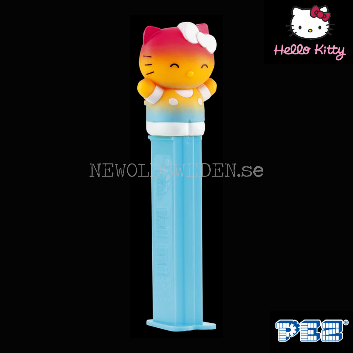 PEZ Dispenser RAINBOW KITTY + Godis - Hello Kitty  Samlarfigur - PE85