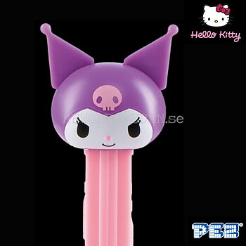 PEZ Dispenser KUROMI PURPLE + Godis - Hello Kitty  Samlarfigur - PE85