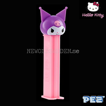 PEZ Dispenser KUROMI PURPLE + Godis - Hello Kitty  Samlarfigur - PE85