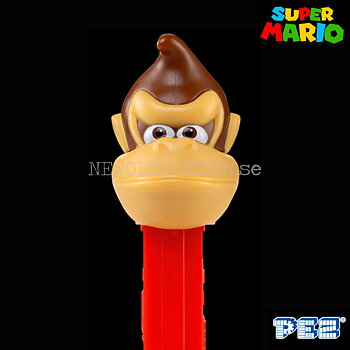 PEZ Dispenser DONKEY KONG + Godis - Nintendo Samlarfigur - PE85