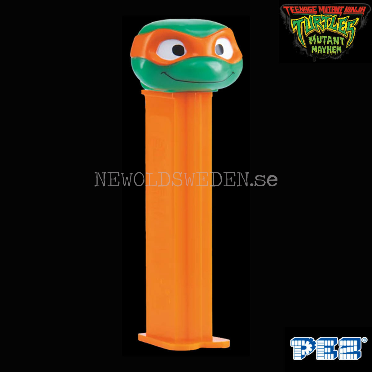 PEZ Dispenser MICHELANGELO + Godis - Turtles Samlarfigur - PE95
