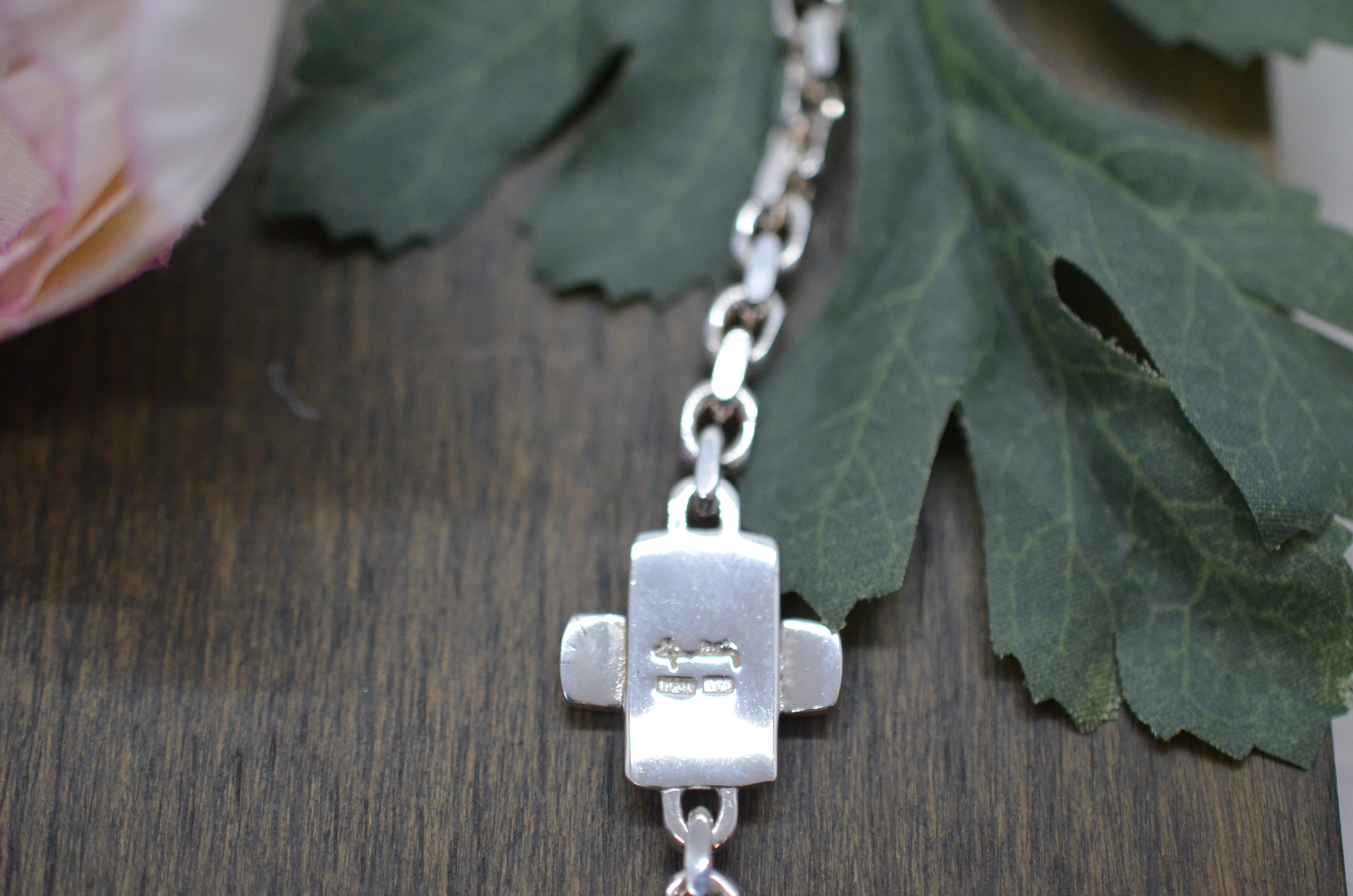 Second-hand Efva Attling silver bracelet "LITTLE CROSS" - 3