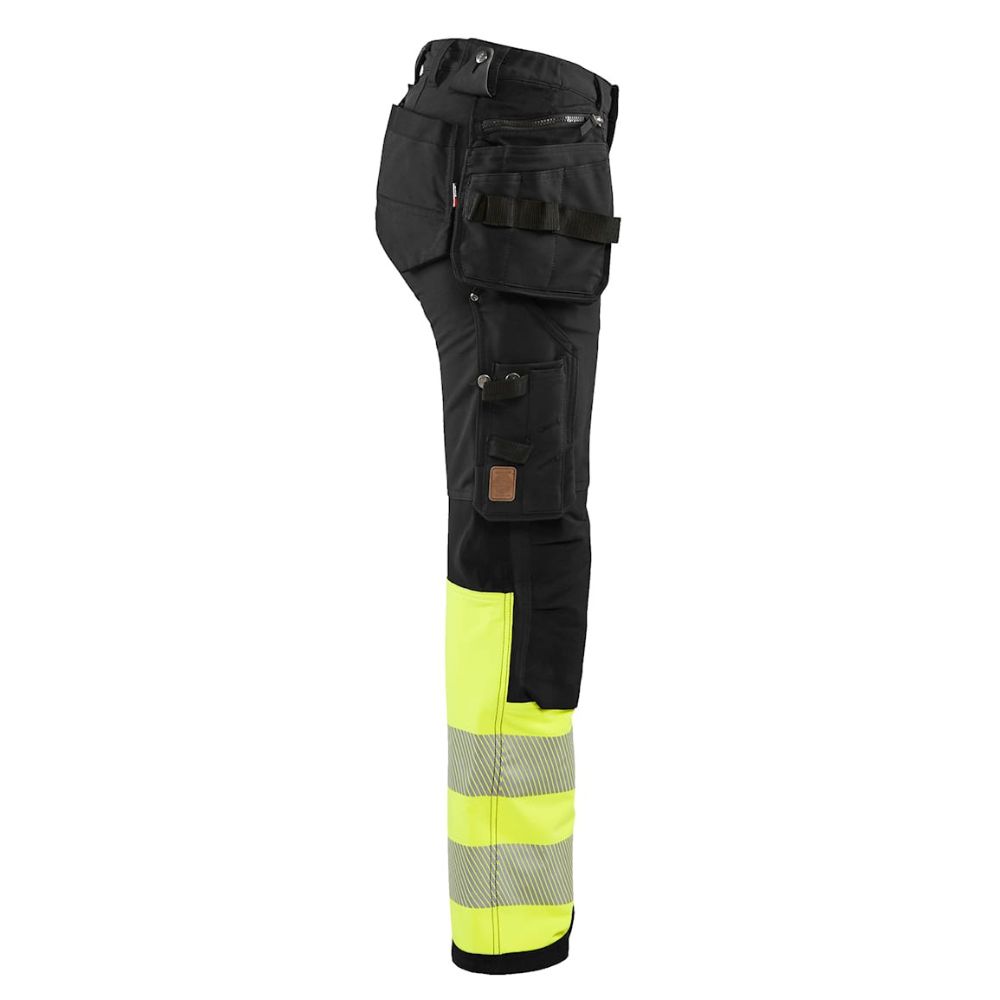 Hantverksbyxa varsel Kl 1, 4-vägsstretch, dam. Blåkläder 7193. - 3