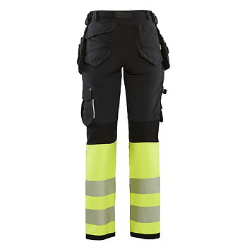 Hantverksbyxa varsel Kl 1, 4-vägsstretch, dam. Blåkläder 7193.