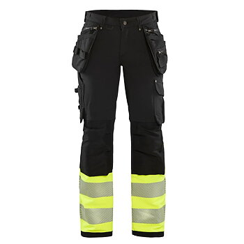 Hantverksbyxa varsel Kl 1, 4-vägsstretch, dam. Blåkläder 7193.
