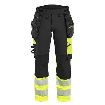 Hantverksbyxa varsel Kl 1, 4-vägsstretch, dam. Blåkläder 7025.